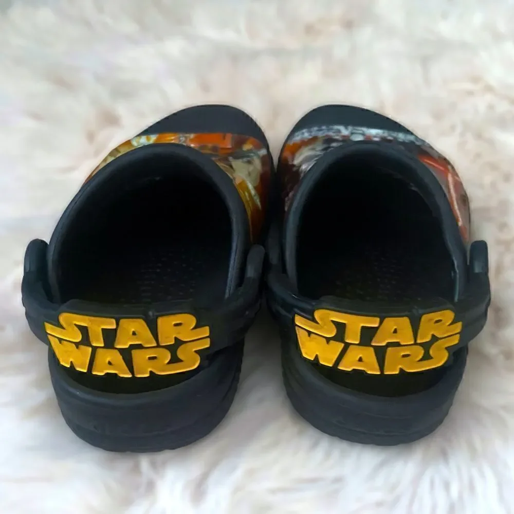 Baby Infant Toddler Crocs Star Wars Slip On Shoes SZ C 4 - 6